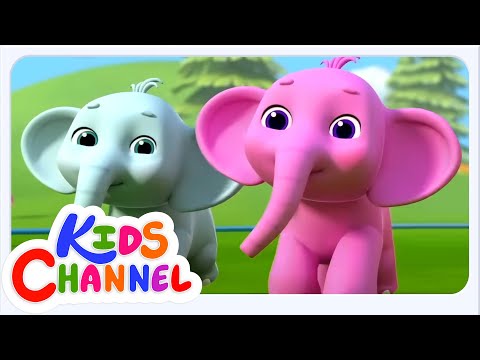 Ek Mota Hathi Elephant Song, एक मोटा हाथी + Huffy Puffy Hindi Train Rhymes for Babies