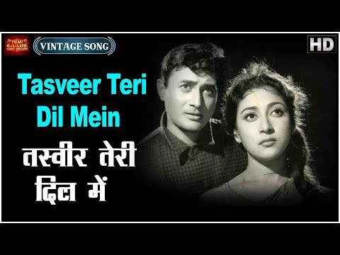 Tasveer Teri Dil Mein - Maya - Lata ,Rafi - Dev Anand, Mala Sinha - Colour Song