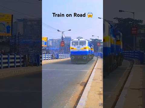 train on road #train #road #highway #shorts #memes #rider #bike #trending #system #pjbhardwaj9070