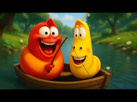 Riverbank Fishing Pals. Larva New Season Top 50 Episode || Cartoon Animation Full Movie 2025