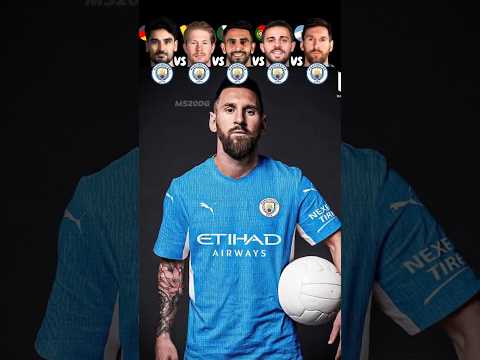 Gundogan VS De Bruyne VS Mahrez VS Bernardo VS Messi 🥶🥵 Join Man City Challenge