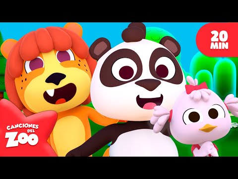 ¡Explora el Zoológico! 🦁Canciones Infantiles de Animales CANCIONES DEL ZOO 🐵🌈MIX | El Reino Infantil