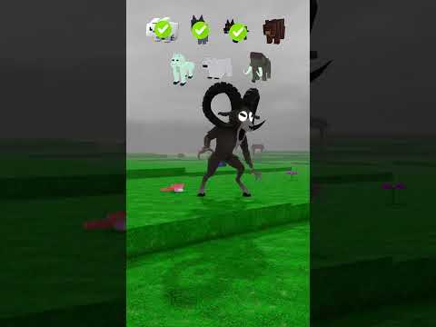 99 Nights Goat vs All Entities #99nightintheforest #roblox