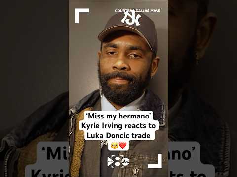 “IT HURTS” 💔 | Kyrie Irving reacts to Luka Doncic trade