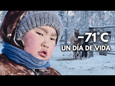 Niño de 9 años Trabaja en una Granja a -71°C en el Pueblo más Frío del Mundo | Yakutia, Siberia