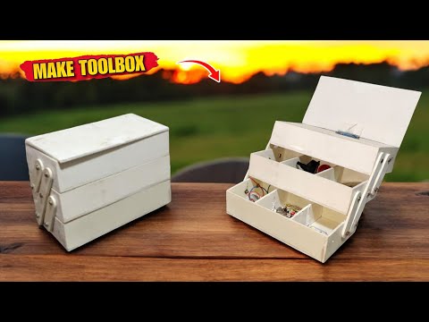 how to make toolbox with pvc pipe | how to make tool box with cardboard |