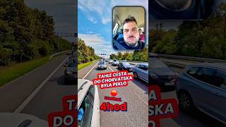 Jeli jsme do Chorvatska přes den a bylo to peklo🥵 #shorts #cesta #chorvatsko #dovolena #cz
