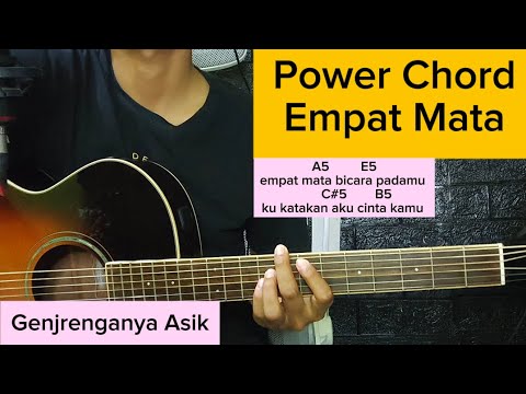 (Power Chord) Empat Mata - D'bagindas | Tutorial Gitar Genjrengan Asik