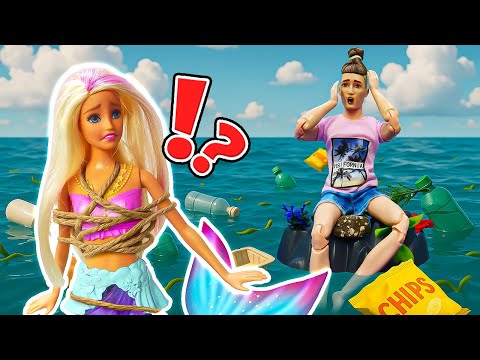 Uma aventura no mar! 🐚 Ken em perigo e um resgate surpresa!😱🧜🏼‍♀️ Bora ajudar ele!