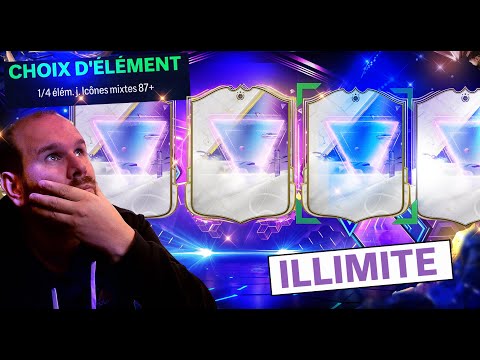 J ADORE CA  ! CHOIX ICONE ILLIMITE ET RECOMPENSES FUT CHAMPION FC25