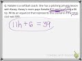 Solving Two Step Equation Word Problems