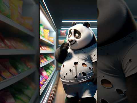 The Hungry Panda's Chase 🐼#panda #pandalover  #story