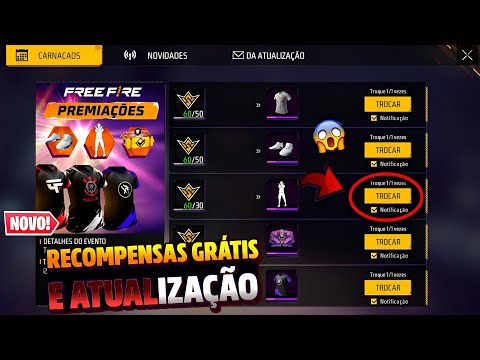 CORRE! NOVO EVENTO, PEGUE O EMOTE DO FLUXO, NOVO GELO GRÁTIS, TÊNIS SWIFTS E ATUALIZAÇÃO - FREE FIRE