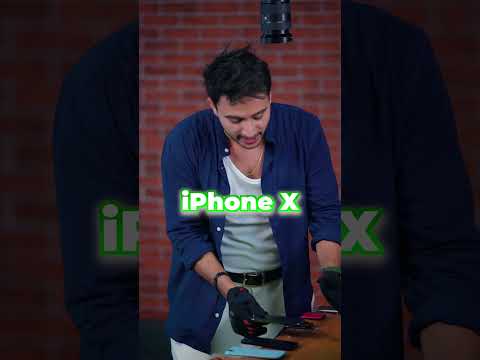 Bending iPhone 17 Air with All iPhones #techmaster #iphone  #smartphone