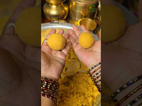 Traditional Besan Laddoo #makeeathealthy