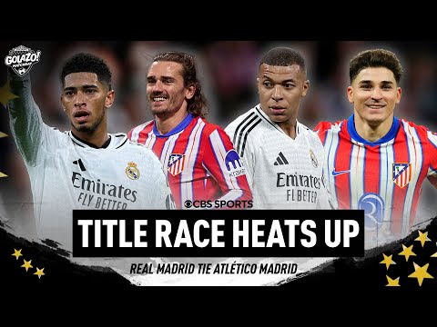 Mbappé and Julian Álvarez score as Atletico and Real Madrid tie for the 3rd time in a row | CBS