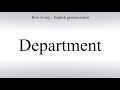 Rôle et Fonction des Départements