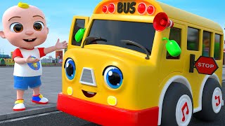 Wheels On The Bus - Nursery Rhymes & Kids Songs - Wheels On The Bus Go Round And Round
