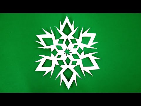 How to Make a Simple Paper Snowflake  Beautiful DIY Snowflakes