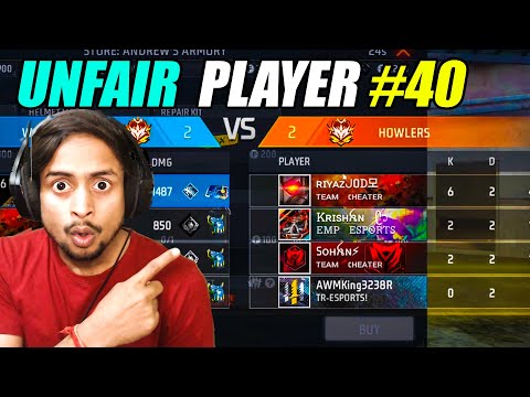 RG GAMER VS UNFAIR PLAYER | FREE FIRE GAMEPLAY #40