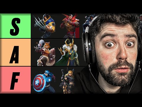 The OFFICIAL Marvel Rivals Season 1 Tier List - Best and Worst Heroes| DPS, Tanks and Supports