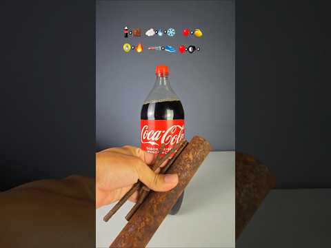 Coca Cola Tira Ferrugem? Mito ou Verdade#cocacola #ferrugem #experimento #asmr #satisfatorio