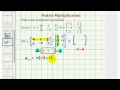 Matrix Multiplication Concepts and Operations