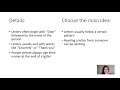 Determining Main Ideas from Key Details