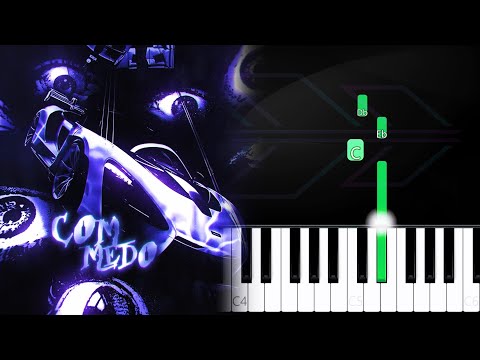 COM MEDO! (Super SLOWED) ▶ Piano Tutorial