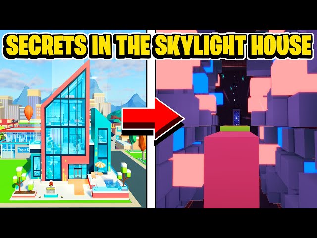 Secret Room In The Skylight House In Roblox Livetopia