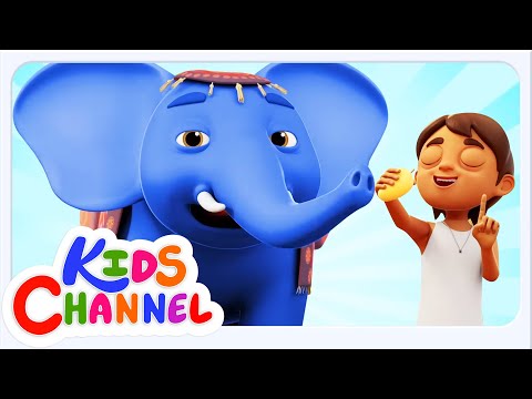 Hathi Mama Kahan Chale, हाथी मामा कहां चले, Elephant Cartoon Song and Nursery Rhymes for Kids