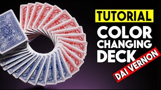 Color Changing Deck Dai Vernon Tutorial en Español