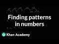 Understanding Number Patterns