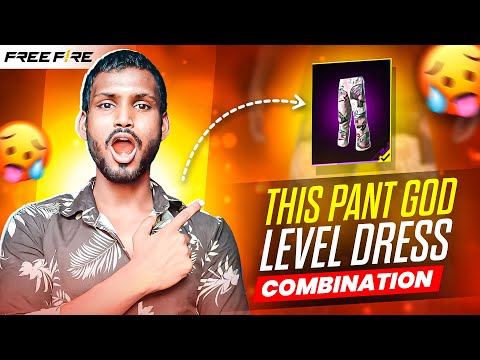 FREE FIRE TOP 10 GOD LEVEL DRESS COMBO WITH FREE PANTS 👖 NO TOP UP DRESS UP 💀MAD HYPER GAMING 🔥