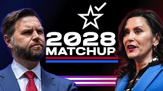 2028 Election Prediction | Gretchen Whitmer vs. JD Vance