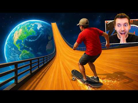 SKATE. - ENTRANDO na RAMPA ACIMA do LIMITE DO MAPA! (Skate 4)