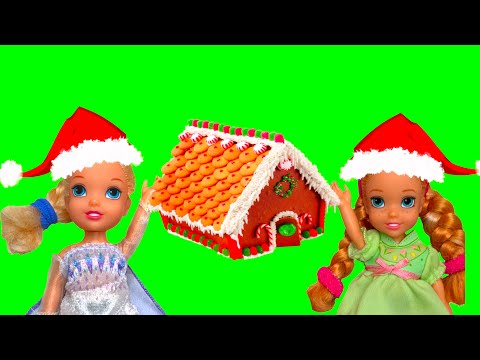 Elsa and Anna toddlers Christmas food competition