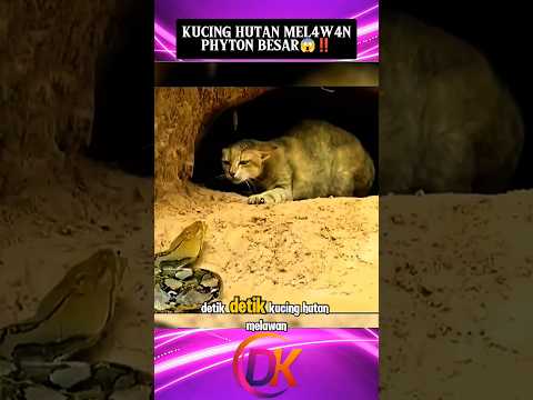 Kucing Hutan MeL4w4n Phyton Besar😱‼️#shorts