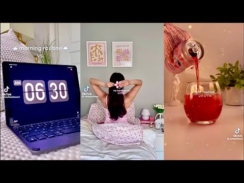 morning routines vs. night routines ☕️ | motivating aesthetic ✨