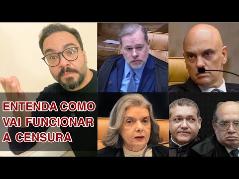 STF OFICIALIZA A CENSURA! Entenda o Mecanismo quem vem aí!