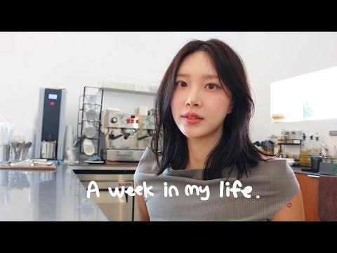 [VLOG] 일상 브이로그 | 제주도 자영업자 1의 일주일 | 카페 출근룩 | 언박싱 | 러닝 | 히게당 어른셔 | 집밥 (미역국, 수세소세지,오징어볶음)