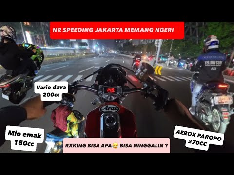 BRORICARDO SPEEDING LAGI ‼️ RXKING NR JAKARTA LANGSUNG DISER4NG MATIC BORE UP EMAK G1l4,PAROPO,DAVA❕