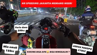 BRORICARDO SPEEDING LAGI ‼️ RXKING NR JAKARTA LANGSUNG DISER4NG MATIC BORE UP EMAK G1l4,PAROPO,DAVA❕