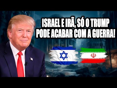 SÓ O TRUMP PODE ACABAR COM A GUERRA! LIDER DO IRÃ COM OS DIAS CONTADOS!
