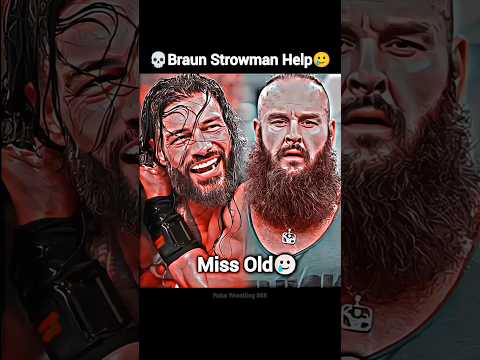 Roman Reigns Help Braun Strowman Miss You Wwe๐โ ๏ธ| Roman Reigns attitude ๐๐คฏ#shorts #wwe #romanreigns