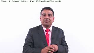 98. Class 10 | Science | Unit 17 | Metals and Nonmetals[EN]
