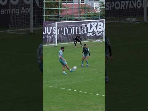 Stunning goals at @keralablasters.' training camp!🫶🏼 📹: #KeralaBlasters #ISL #LetsFootball #shorts