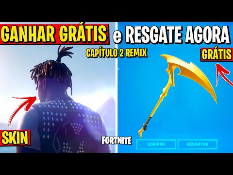 FORTNITE - SKIN GRÁTIS CONFIRMADA, MUITAS RECOMPENSAS e NOVOS ITENS (CAPÍTULO 2 REMIX)