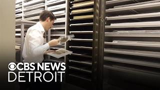 YouTube video thumbnail: Inside Michigan's Course in Conserving, Caring for Ancient Papyrus Manuscripts