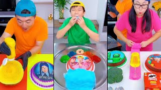 Sammy cake vs K-pop Demon Hunters cake ice cream challenge! 🍨 #funny by Ethan Funny Family 